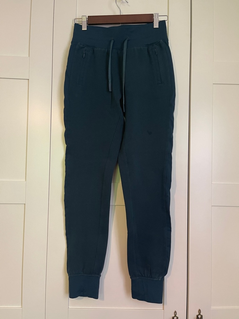 lululemon athletica Deep Teal Drawcord Joggers with Zip Pockets